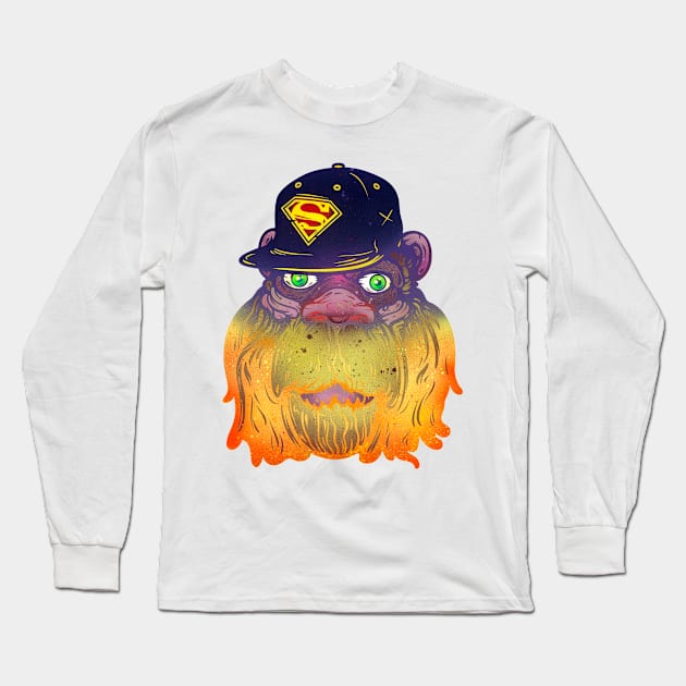 Super Squatch Long Sleeve T-Shirt by BeeryMethod